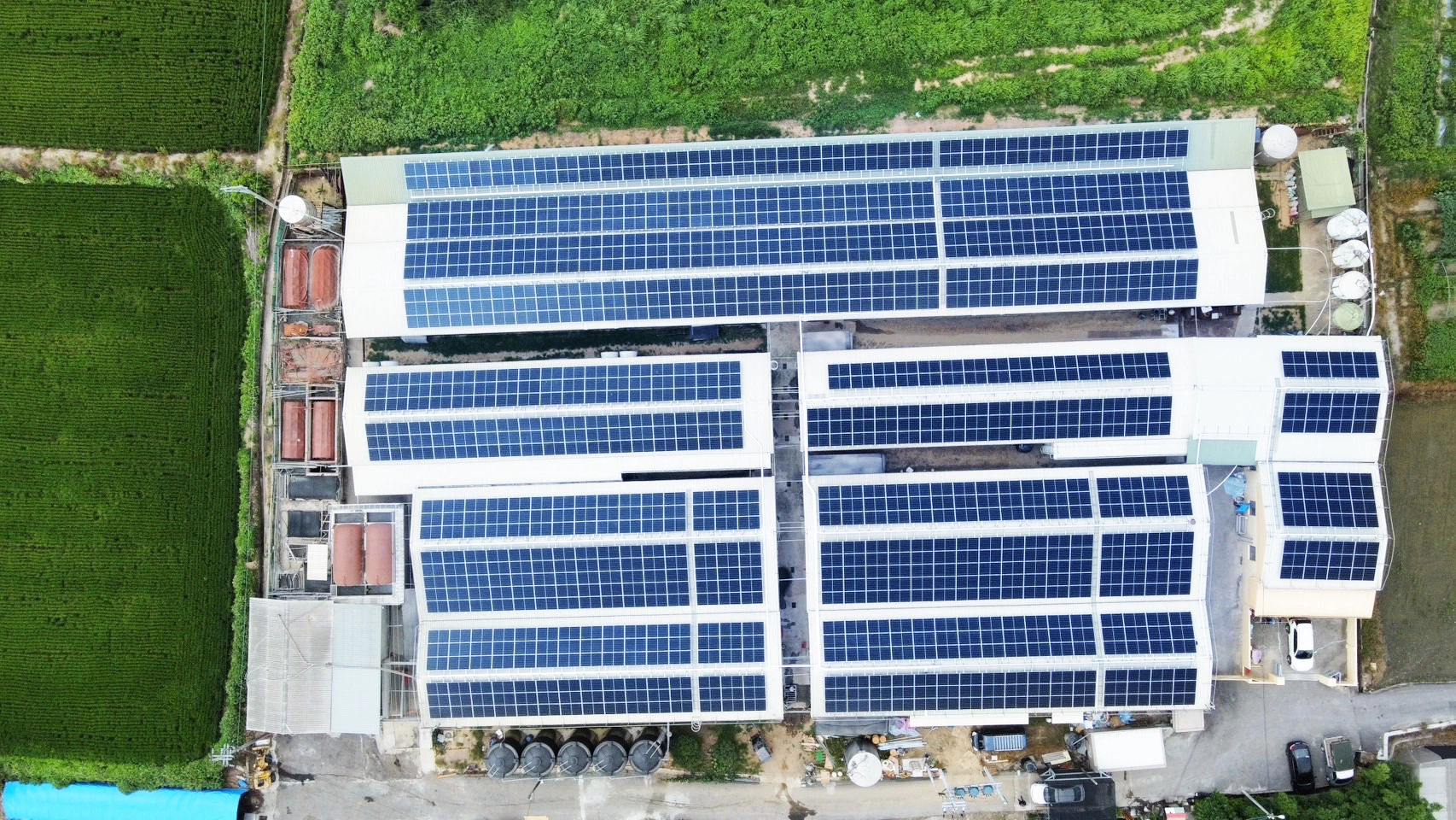 台中外埔屋頂型太陽能案場 523kW