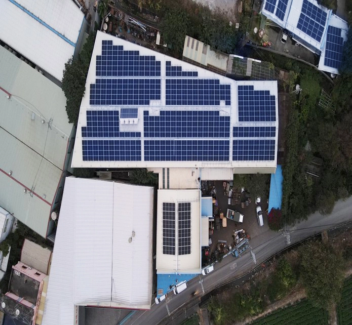 台中神岡屋頂型太陽能案場 208kW