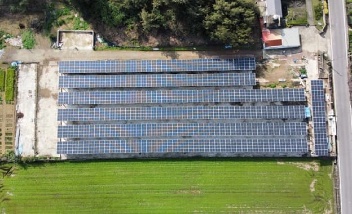 苗栗後龍屋頂型太陽能案場 383kW